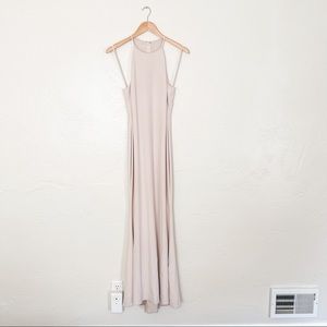 [badgley mischka] halter odessa gown